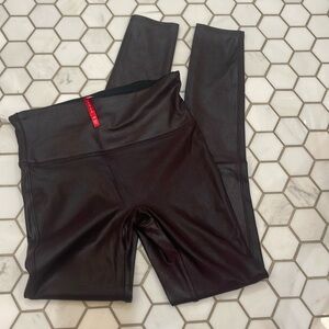 SPANX leather-like leggings